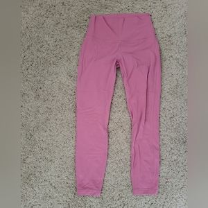 Lululemon Pink Align 25" leggings